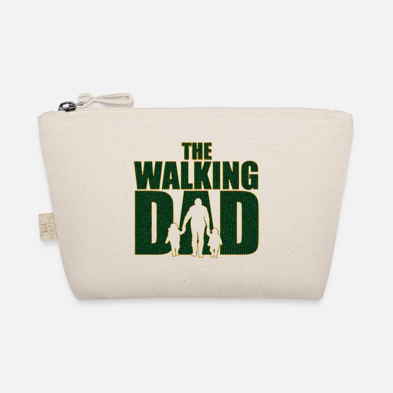 The walking Dad Vater Code Vatertag Geschenk - Bio-Täschchen - Natur