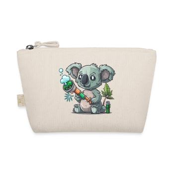 Bong-blasender Koala - Bio-Täschchen - Natur - Vorne