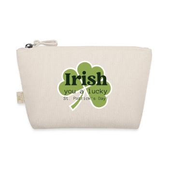 Irish you a lucky St Patrick's Day - Organic Pouch - nature - Front