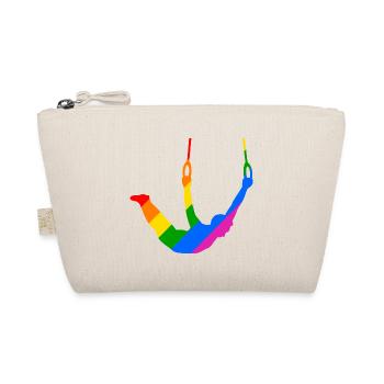 Ring gymnastics in a riot of colors - Organic Pouch - nature - Front
