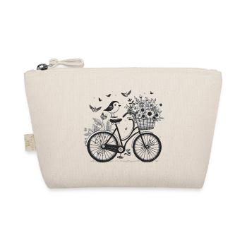 Rêverie vintage : une illustration en noir et blanc de - Trousse biologique - nature - Devant
