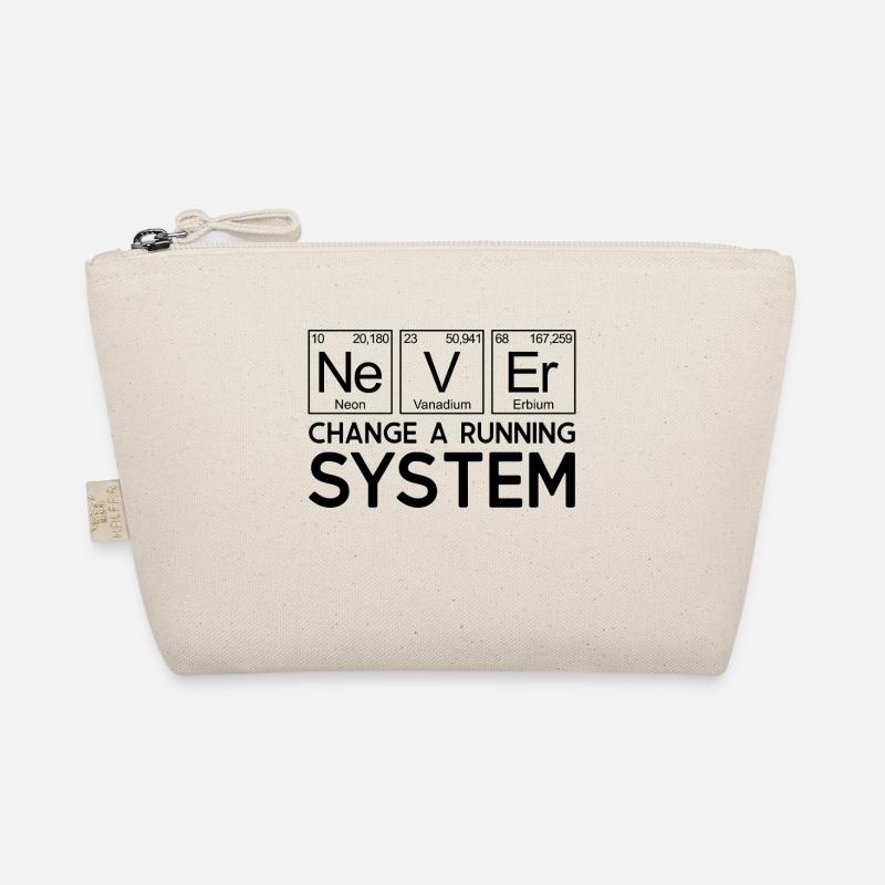 Periodensystem - Never change a running system - Bio-Täschchen - Natur