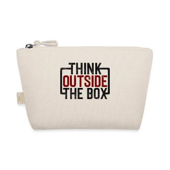 Think outside the box - vintage success - Organic Pouch - nature - Front