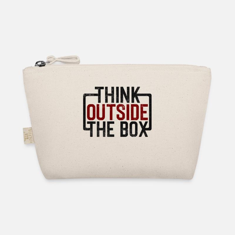 Think outside the box - Erfolg vintage - Bio-Täschchen - Natur