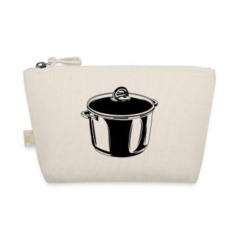 kochtopf topf kochen symbol silhouette - Bio-Täschchen - Natur - Vorne