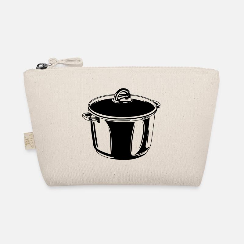 Casserole pot cuisson icône silhouette Trousse biologique
