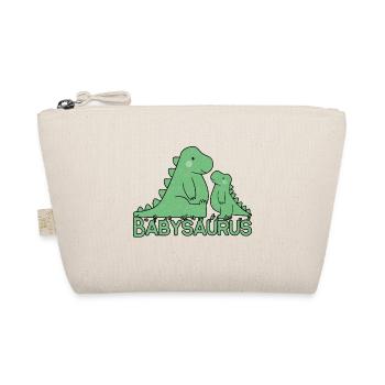 Babysaurus - Dino Dinosaur Gift for Babies - Organic Pouch - nature - Front