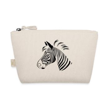 Zebra - Bio-Täschchen - Natur - Vorne