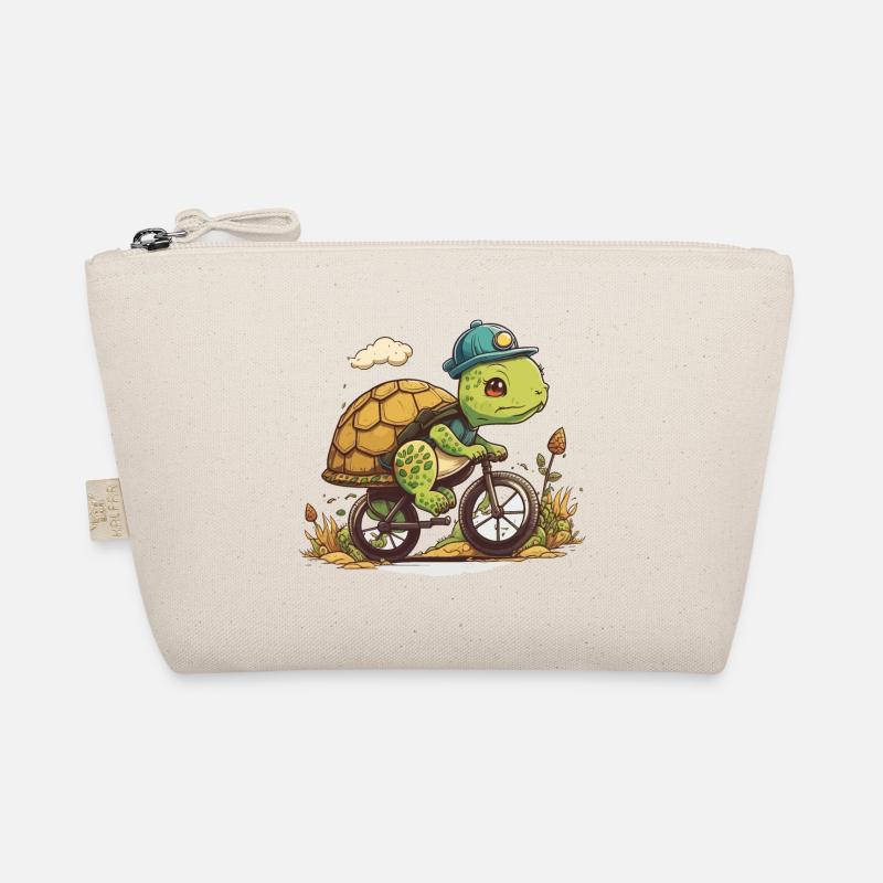 Tortoise Bicycle - Organic Pouch - nature