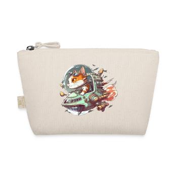 Cosmic Cat Commander - Organic Pouch - nature - Front
