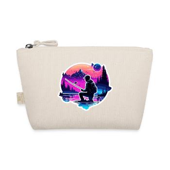 Pêcheur Siluette / Pêche / Poissons / Lac / Sport - Trousse biologique - nature - Devant