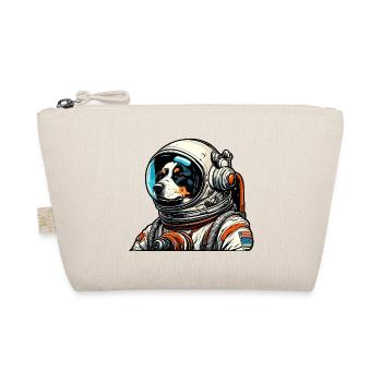 Astronaut / Space / Animal / Dog / Spaceship - Organic Pouch - nature - Front