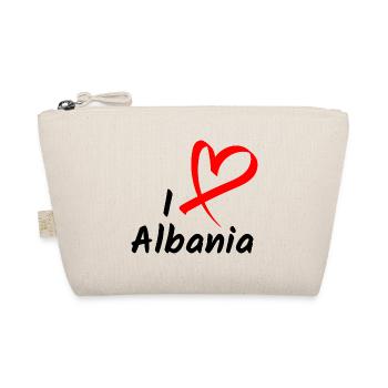 J’aime l’Albanie J’aime l’Albanie Cadeau de cœur - Trousse biologique - nature - Devant