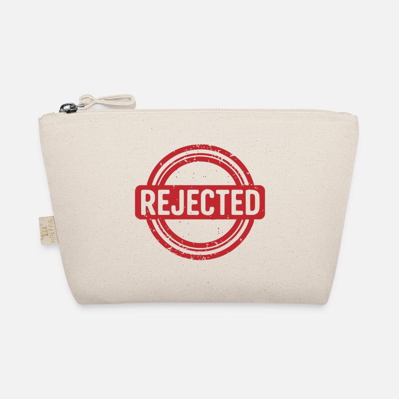 Rejected Stamp. Rejected Rubber Stamp. Seal Reject Organic Pouch