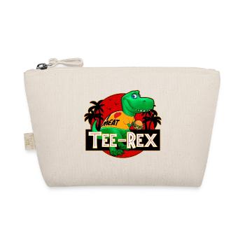 Tee Rex - Der T-shirt tragende Dinosaurier - Bio-Täschchen - Natur - Vorne