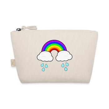 Rainy Rainbow - Organic Pouch - nature - Front