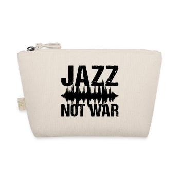 Jazz Not War Peace Jazz Music - Organic Pouch - nature - Front