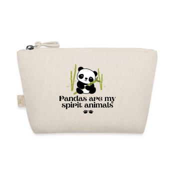Les pandas sont mon animal spirituel - Trousse biologique - nature - Devant