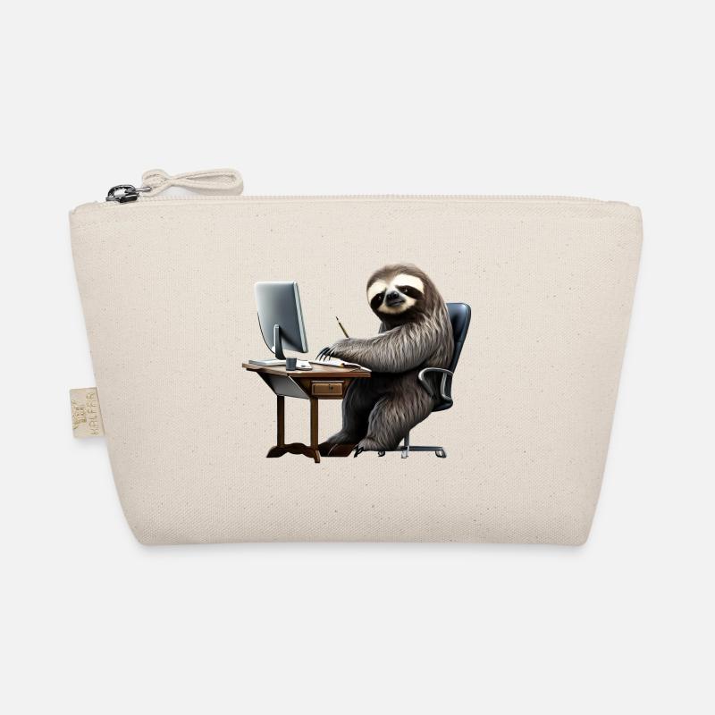 Büro Faultier - Bio-Täschchen - Natur