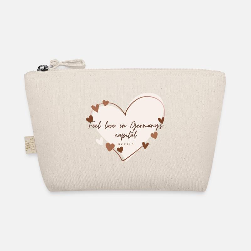 Ich liebe mit Herz Berlin Bio-Täschchen