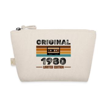 Original 1980 – Retro Kassette Limited Edition - Bio-Täschchen - Natur - Vorne