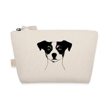 Jack Russel Terrier minimalistisch - Bio-Täschchen - Natur - Vorne