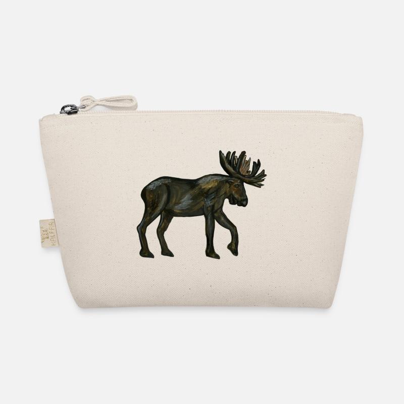 Elch - Elch - Elch Schwung - Elch - Alce - Eland - Bio-Täschchen - Natur