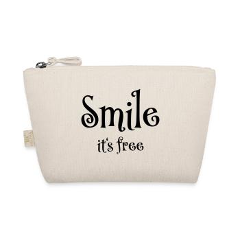 Sourire. C’est gratuit - Trousse biologique - nature - Devant