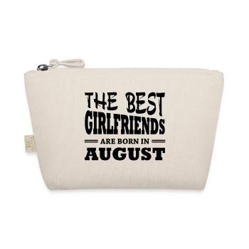 The best girlfriends are born in august - Bio-Täschchen - Natur - Vorne