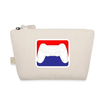 Gaming Gamepad Logo | Farben änderbar - Bio-Täschchen - Natur - Vorne