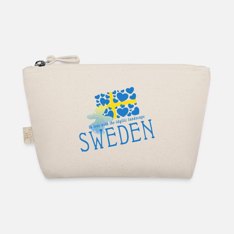 Schweden Sverige Sweden - Bio-Täschchen - Natur