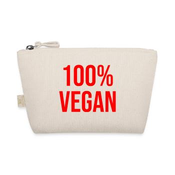 100% Vegan - Organic Pouch - nature - Front
