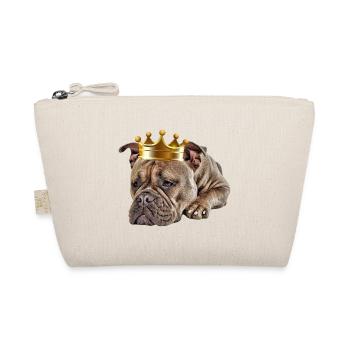 Bulldogge Old English Bulldogge Hund Hunde - Bio-Täschchen - Natur - Vorne