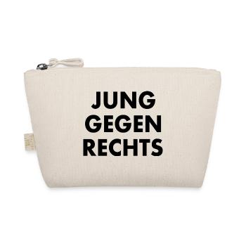 Jung gegen rechts - Bio-Täschchen - Natur - Vorne