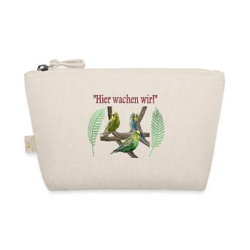 Wellensittiche - Bio-Täschchen - Natur - Vorne
