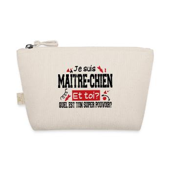 Maître-Chien Cadeau Métier Homme Femme T-shirt Mug - Trousse biologique - nature - Devant