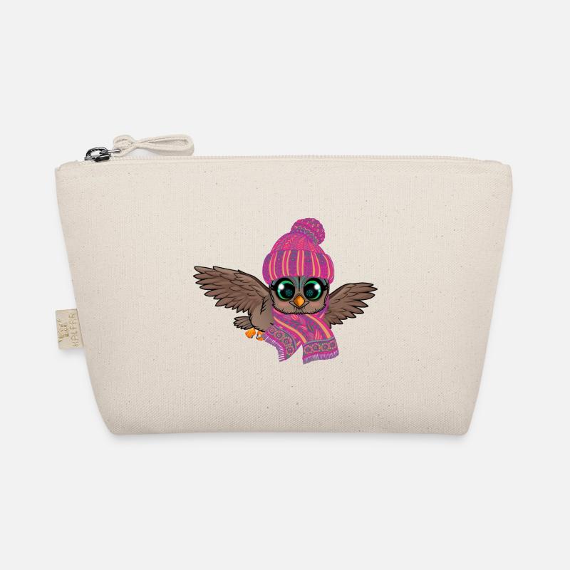 Frosteule Eule Frostbeule Herbst Winter Bio-Täschchen