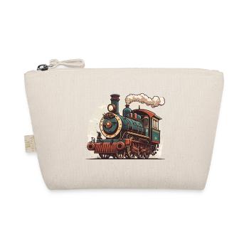Steam Train Journey - Organic Pouch - nature - Front