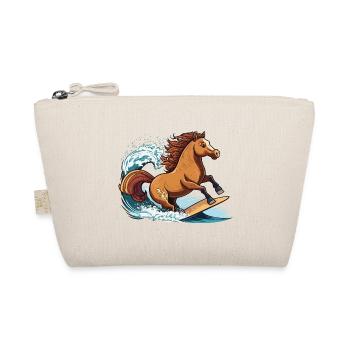 Surfing Horse - Organic Pouch - nature - Front