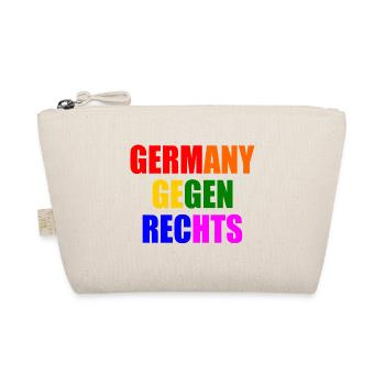 Deutschland gegen rechts - Bio-Täschchen - Natur - Vorne