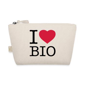 I LOVE BIO - Bio-Täschchen - Natur - Vorne