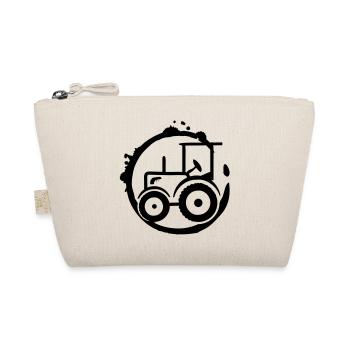 Traktor Patch Graffiti für Trecker Fans - Bio-Täschchen - Natur - Vorne