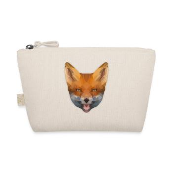 Low Poly Fox - Bio-Täschchen - Natur - Vorne