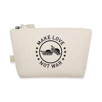 Make Love Not War (1C) - Organic Pouch - nature - Front