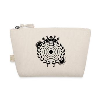 Target with a crown and laurel - Organic Pouch - nature - Front