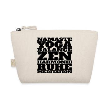 Yoga Namaste Meditation - Bio-Täschchen - Natur - Vorne