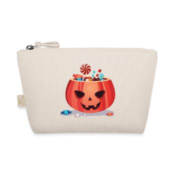 Happy Halloween Pumpkin - Organic Pouch - nature - Front