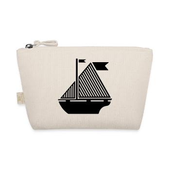 Boat Illustration - Organic Pouch - nature - Front