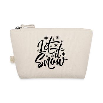 LET IT SNOW - Organic Pouch - nature - Front