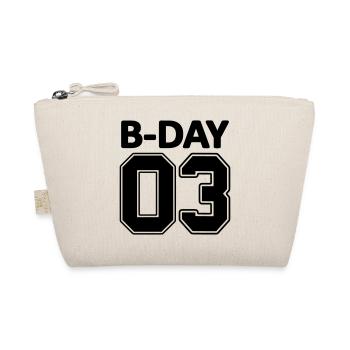 3rd Birthday Bday 03 numéros de NUMBER jersey - Trousse biologique - nature - Devant